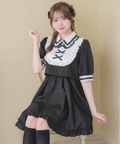 ROJITA（ロジータ） ワンピース 半袖 トリプルリボンデザイン