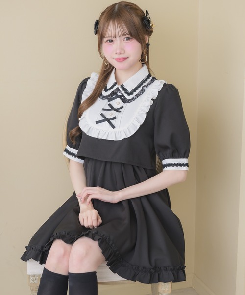 ROJITA（ロジータ） ワンピース トリプルリボンデザインワンピース