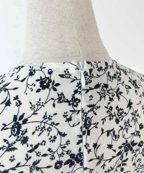 「Futier land」 7分袖ワンピース LARGE ブラック レディース_画像3