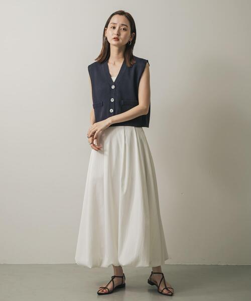 「SENSE OF PLACE by URBAN RESEARCH」 ロングスカート SMALL ブラック レディース_画像7