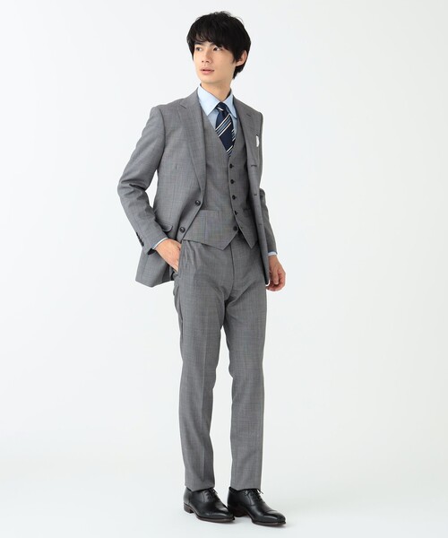 BEAMS HEART（ビームス ハート） 3ピーススーツ X-LARGE グレー メンズ