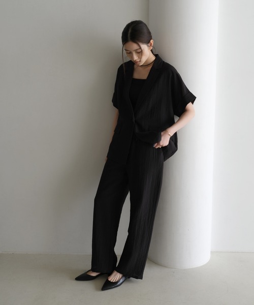 「andme」 イージーパンツ L ブラウン レディース_画像5