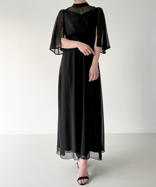 「junoah」 半袖ワンピース X-LARGE アイボリー レディース_画像3