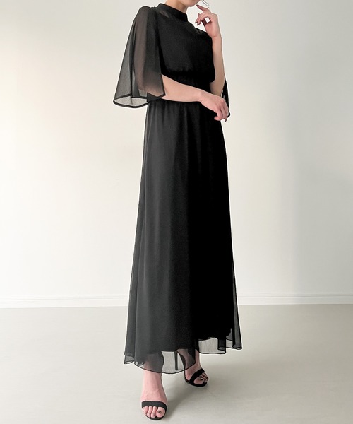 「junoah」 半袖ワンピース X-LARGE アイボリー レディース_画像4