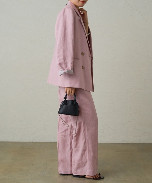 「LOUNGEDRESS」 スラックス MEDIUM ピンク レディース_画像5