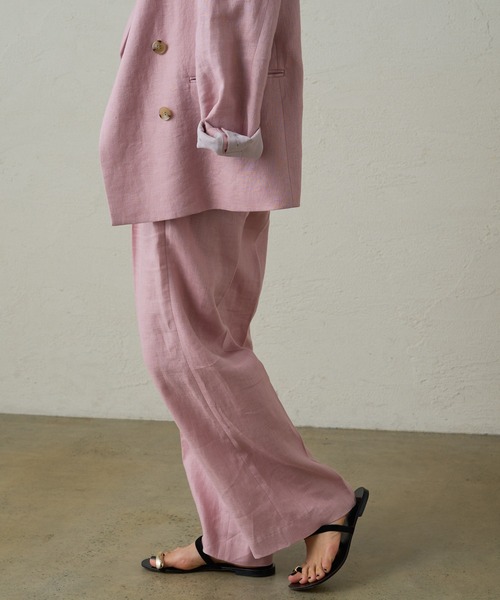 「LOUNGEDRESS」 スラックス MEDIUM ピンク レディース_画像7