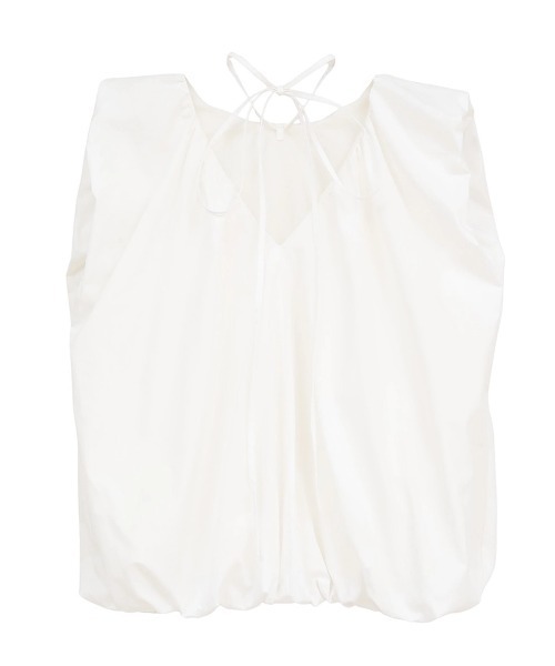 CLANE（クラネ） tシャツ 半袖 CLANE/クラネ/GATHER RIBBON TOPS