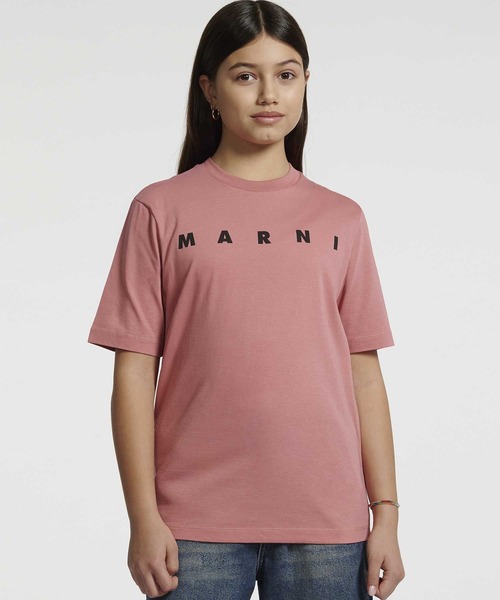 マルニ　キッズTシャツ　12Y 150cm 新品 MARNI（マルニ） tシャツ 入学式 Kids ＆ Junior ロゴ半袖Tシャツ