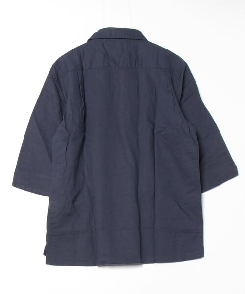 「The DUFFER of ST.GEORGE」 7分袖シャツ LARGE ブラック メンズ_画像2