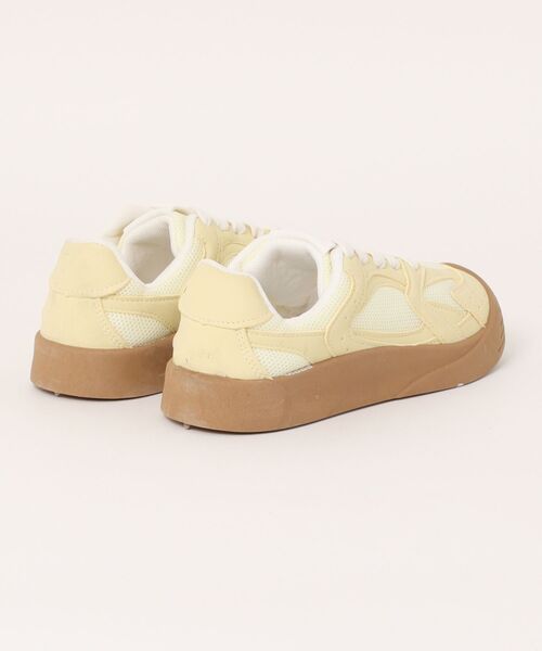 「LADY LIKE」 ローカットスニーカー 24.5cm イエロー レディース_画像2