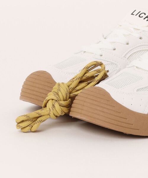 「LADY LIKE」 ローカットスニーカー 24.5cm イエロー レディース_画像5