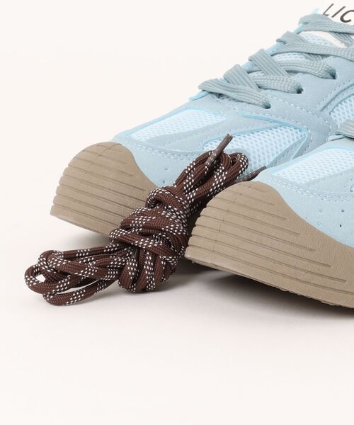 「LADY LIKE」 ローカットスニーカー 24.5cm イエロー レディース_画像6