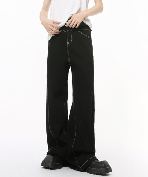 「WESTBOY」 デニムパンツ L ブラック メンズ_画像8