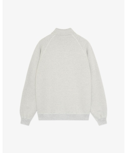 スウェット トレーナー FRONT 11201 トレーナー スウェット Organic Yarn Half Zip メンズ