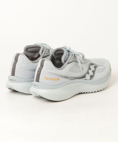 「Saucony」 ローカットスニーカー 25.5cm グレー レディース_画像2