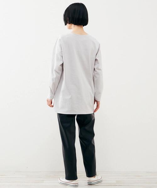 MELROSE claire パンツ 「すっきりテーパードシルエットの