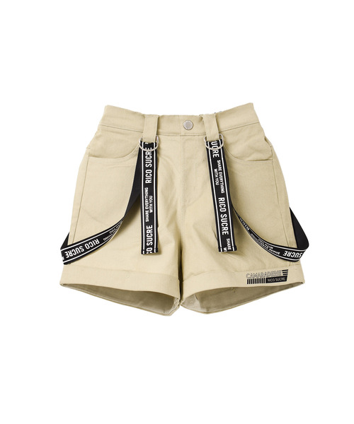 パンツ rico RiCO SUCRE パンツ サス付ツイルショートパンツ キッズ 子供服