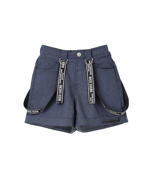 パンツ rico RiCO SUCRE パンツ サス付ツイルショートパンツ キッズ 子供服
