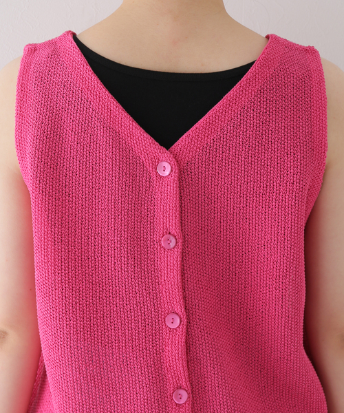 SLOBE IENA ニット 【ADAWAS / アダワス】 PAPER YARN TANK SLOBE IENA ニット 【ADAWAS / アダワス】 PAPER YARN TANK