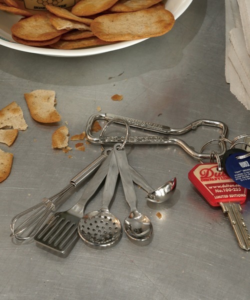 DULTON キーホルダー MINI KITCHEN TOOL SET SATIN ミニ