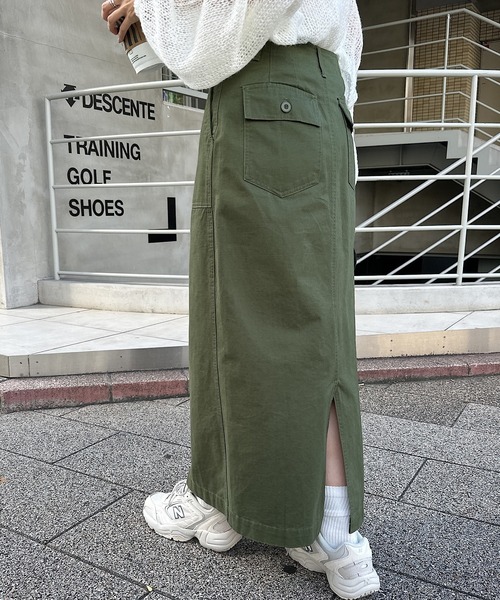 ベイカースカート 24MMSSK04]THE SHINZONE(ザ シンゾーン) WASHED