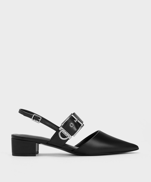 CHARLES ＆ KEITH（チャールズ&キース） パンプス バックルストラップ
