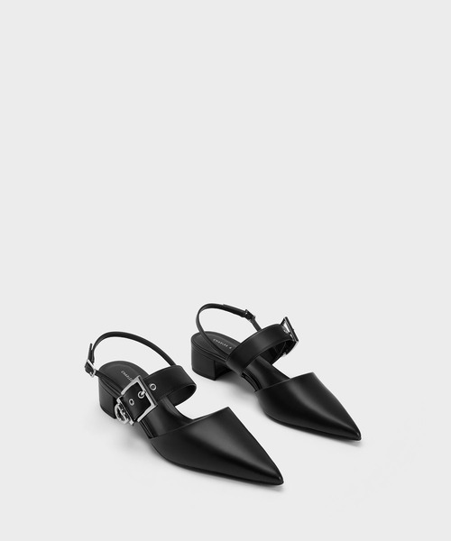 CHARLES ＆ KEITH（チャールズ&キース） パンプス バックルストラップ