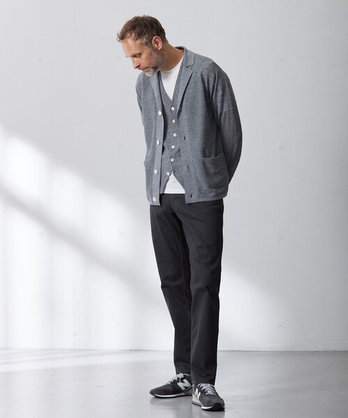 J.PRESS メンズ　ジャケット　カーディガン　M ネイビー セール】 【HYBRID LINEN】アンカージャケット （カーディガン