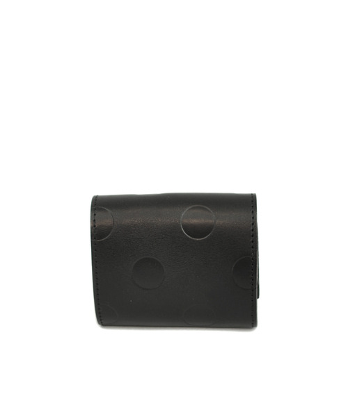 ペルケ　Perche   黒財布　コンパクト perche 財布 ペルケ / 姫路レザーかぶせミニウォレット