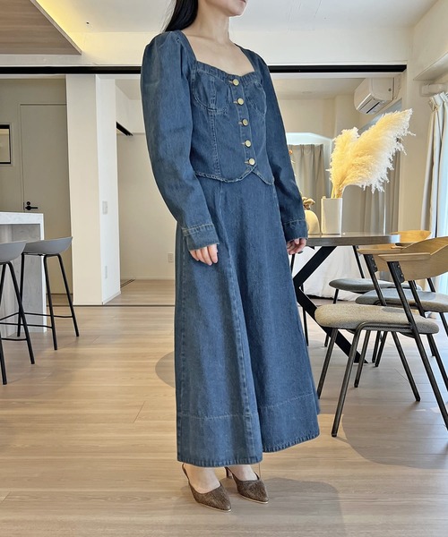 ローチェレディースセットアップ callautia（カラウティア） セットアップ ビスチェセットスラックス