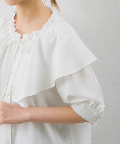 ブラウス シャツ back slit boyfriend shirt レディース ブラウス シャツ バックスリットシアーシャツ レディース