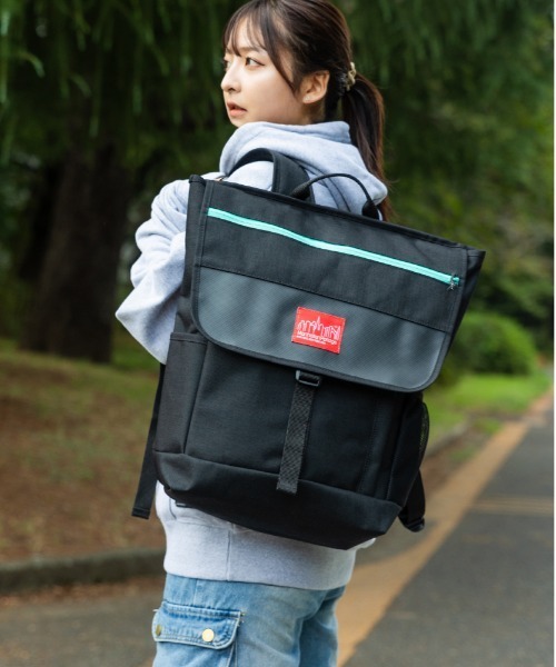 リュック メンズ 「Manhattan Portage/マンハッタンポーテージ」 NAUGHTIAM別注 フラップバックパック｜zozo