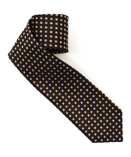 TOMORROWLAND（トゥモローランド） ネクタイ シルク 小紋柄ネクタイ