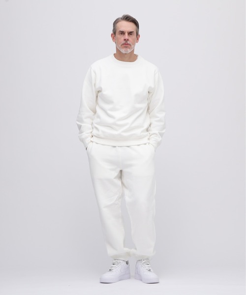 メンズウェア #GENTLEMAN CREW SWEAT - WHITE - AVIREX（アヴィレックス） スウェットパンツ ジャージ 「DAILY