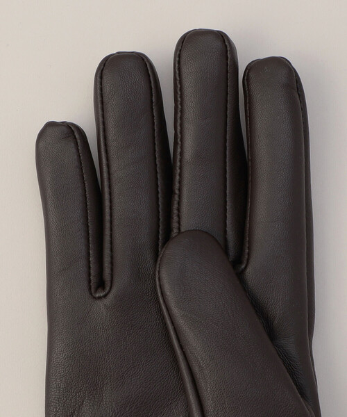 COMME CA MEN（コムサメン） 手袋 ベルト付きレザーグローブ メンズ