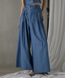 パンツ レディース 「24SUMMER PRE ORDER」ストライプスーパーワイドパンツ / Striped Super Wide Pants｜ZOZOTOWN Yahoo!店