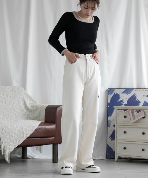 aimoha（アイモハ） ジーンズ デニム デニムパンツ アメリカ風ゆったり