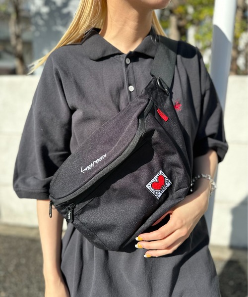 希少 限定コラボ✨コーチ×キースヘリング ショルダーバッグ pvc カーキ 黒 COACH - 希少✨コーチ×キースヘリングコラボ ショルダーバッグ