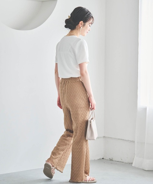mil パンツ 「150cm前後の小柄さんサイズ」リーフ柄レース