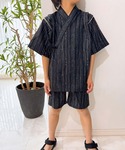 甚平 浴衣 接触冷感 キッズ 甚平 キッズ 子...の詳細画像2