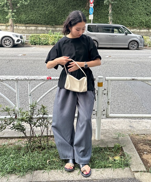 feepur（フェピュール） tシャツ アシンメトリーウエストロープ