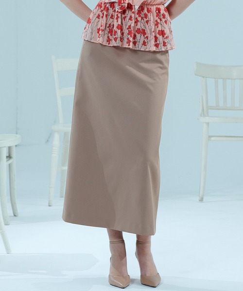 Sov. スカート ダブルサテントラペーズスカート : ZOZOTOWN Yahoo!店  