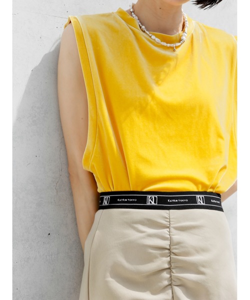 tシャツ velour sleeveless tops レディース