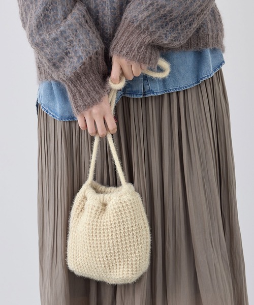 ROPE' PICNIC ショルダーバッグ バッグ キラキラニットショルダー