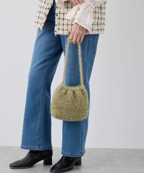 ROPE' PICNIC ショルダーバッグ バッグ キラキラニットショルダー
