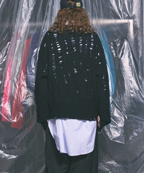 MAISON SPECIAL セーター ニット 「UNISEX」Prime-Over Damaged