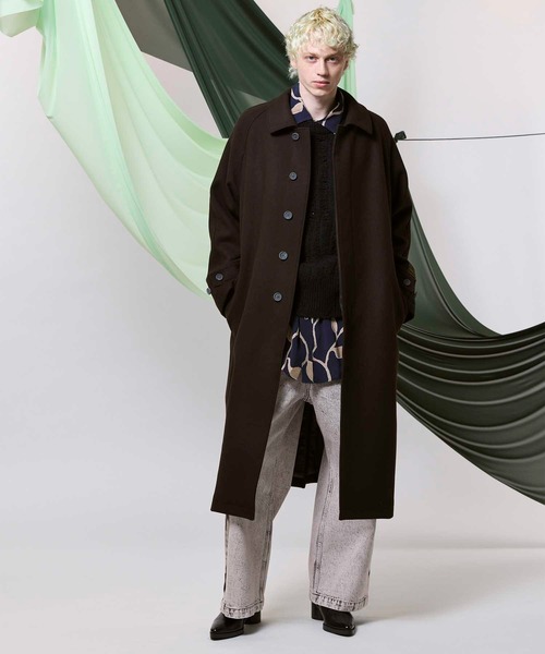 MAISON SPECIAL和紙ダメージチルデンVネックニットプルオーバー黒2 MAISON SPECIAL（メゾンスペシャル）の「《UNISEX》Oni-Waffle