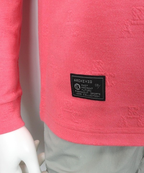 archivio トレーナー スウェット 「MENS」ジャガードロゴプル