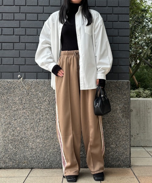I-SOOK パンツ 「ISOOK / アイスー」サイドライントラックパンツ