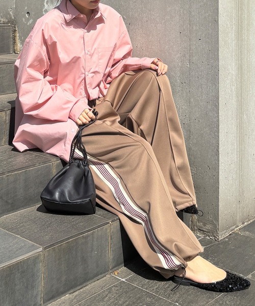 I-SOOK パンツ 「ISOOK / アイスー」サイドライントラックパンツ